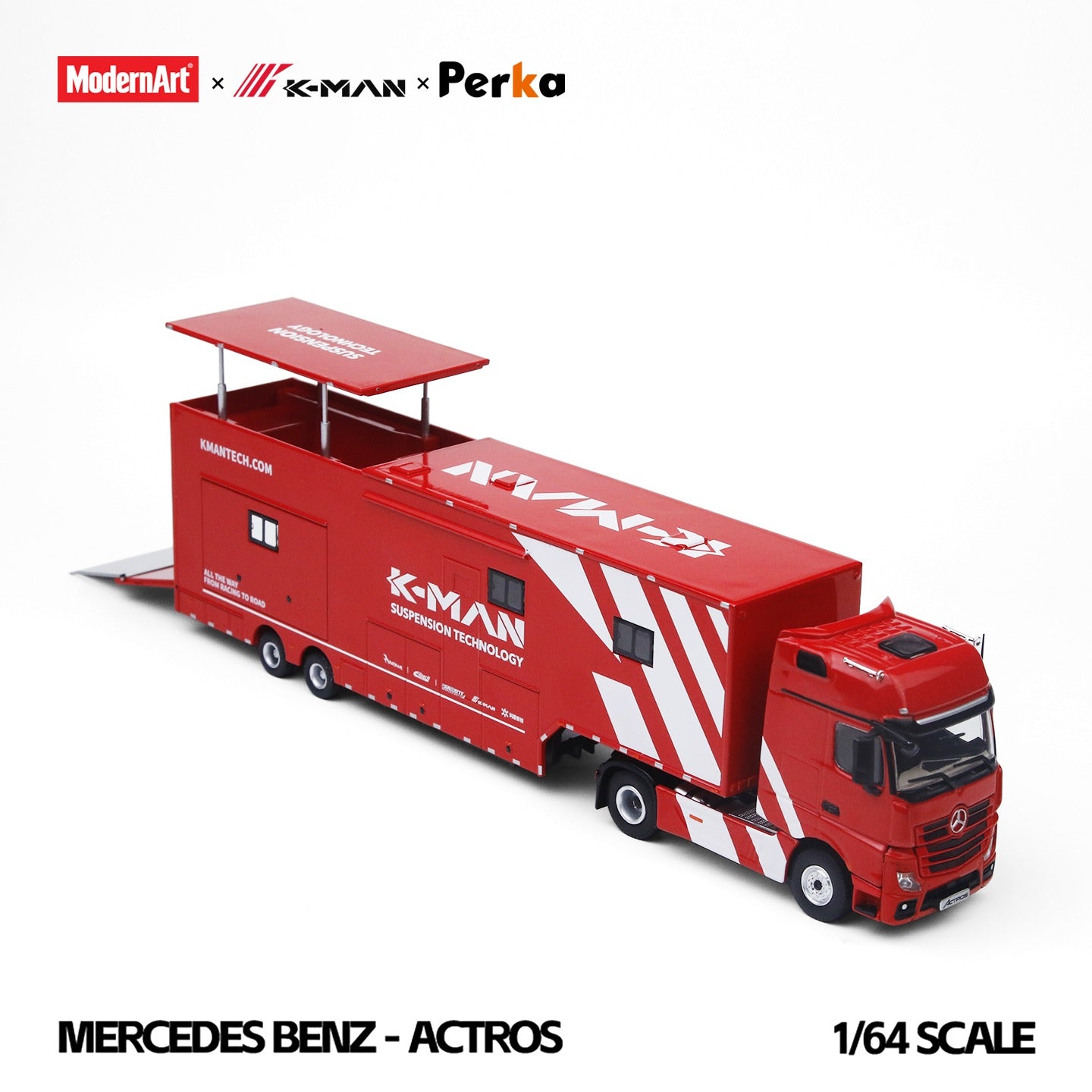 (Pre-Order) (MD801001) Mercedes Actros Komman race service vehicle