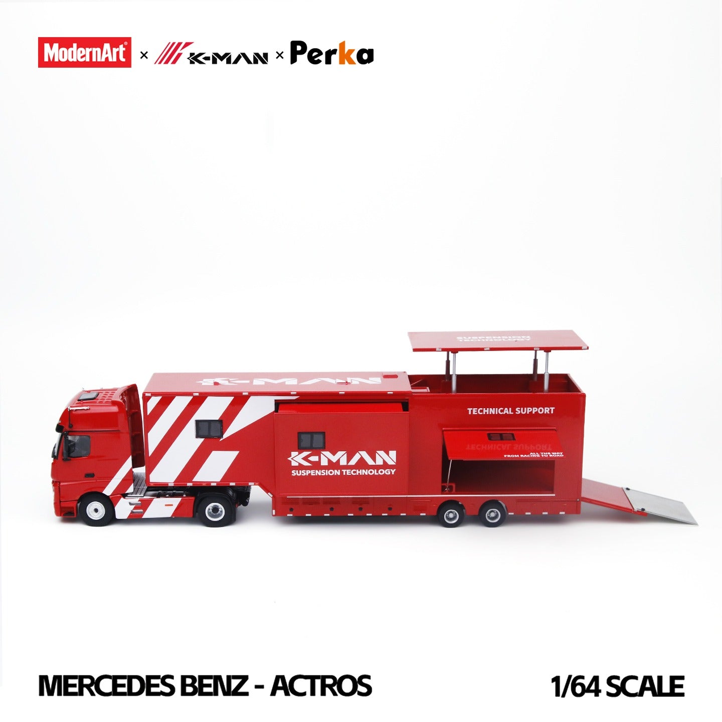(Pre-Order) (MD801001) Mercedes Actros Komman race service vehicle