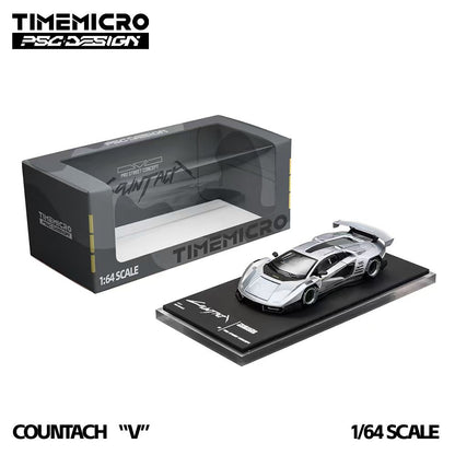 (Pre-Order)(TM647708-D) TimeMicro × PSC DESIGN - Countach "V" Fighter Jet Gray