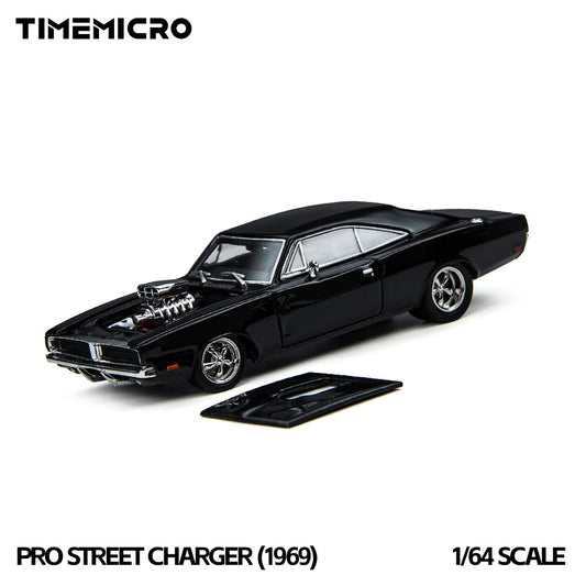 (Pre-Order)(TM649001)TimeMicro × PSC DESIGN - PSC Dodge 1969 Black Pro Street Charger
