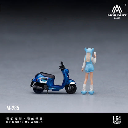 (Pre-Order)(MO222285) Stitch Biker Girl - Motorcycle Set