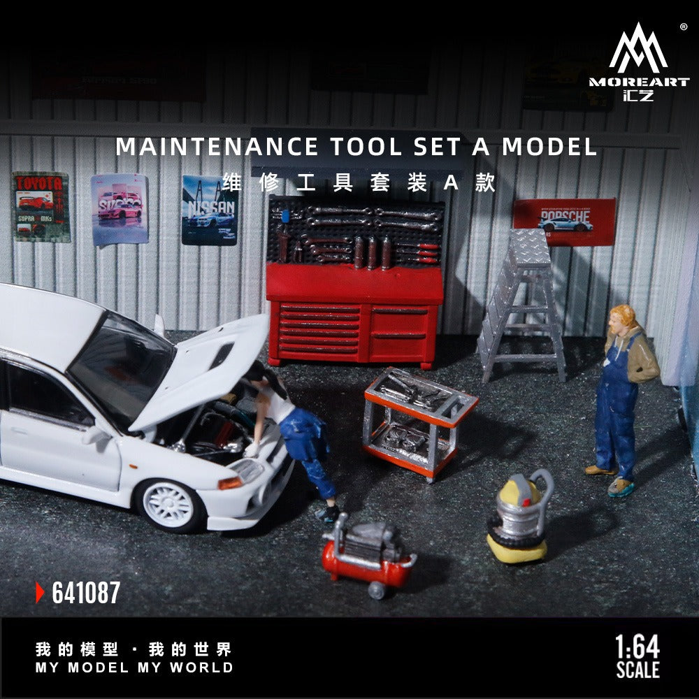 (Pre-Order)(MO641087) Maintenance Tools Set A Model - Plastic Simulation Scene Accessories