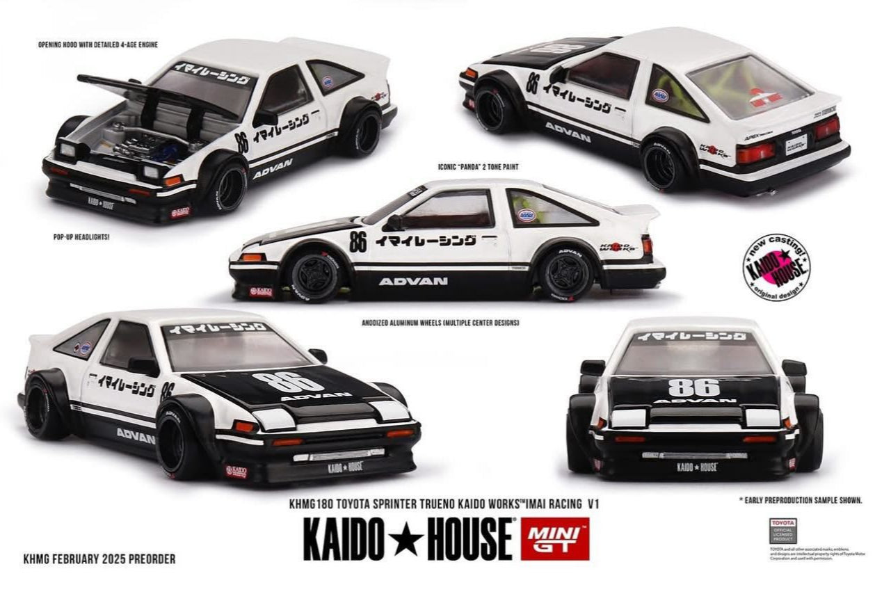 (Pre-Order) (KHMG180) Toyota AE86 Sprinter Trueno Kaido Street V1