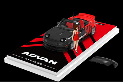 (Pre-Order) (TM646911-1) Mazda MX5-ADVAN livery with figurine