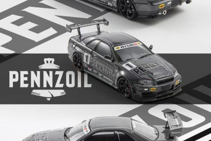 (Pre-Order) Skyline GT-R R34 Nismo Z-Tune version Penzoil livery (Grey)