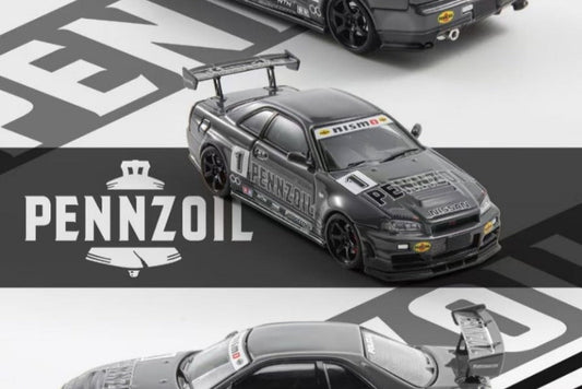 (Pre-Order) Skyline GT-R R34 Nismo Z-Tune version Penzoil livery (Grey)