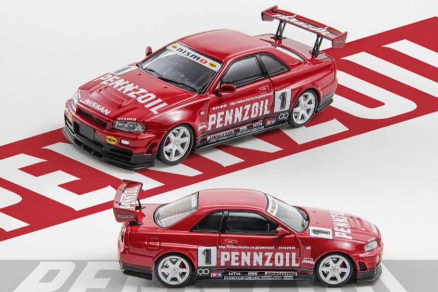 (Pre-Order) Skyline GT-R R34 Nismo Z-Tune version Penzoil livery (Red ...