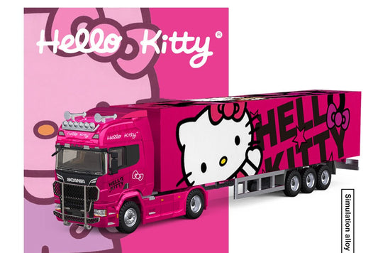 (Pre-Order)(CC644027) Scania Container Truck - Hello Kitty