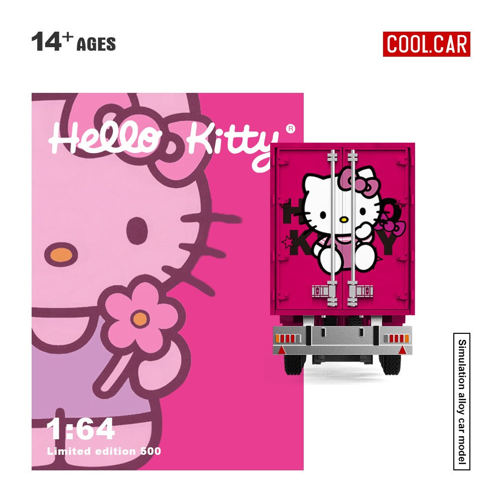 (Pre-Order)(CC644027) Scania Container Truck - Hello Kitty
