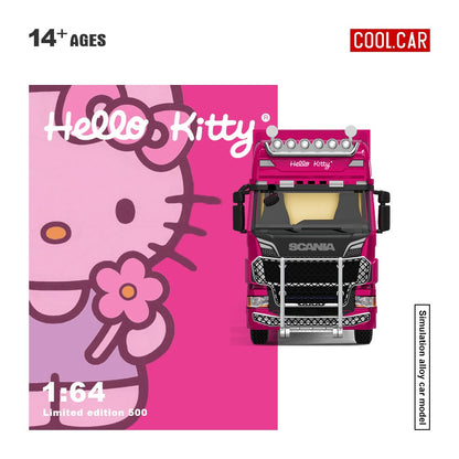 (Pre-Order)(CC644027) Scania Container Truck - Hello Kitty