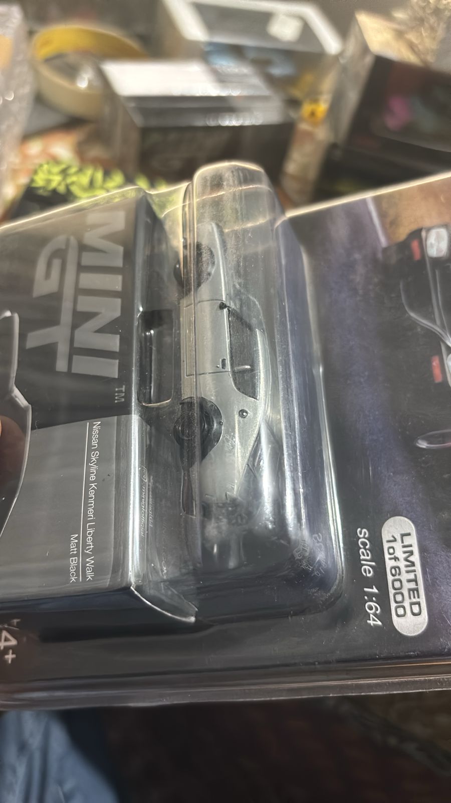 (MGT00655-MJ) - Nissan Skyline Kenmeri Liberty Walk Matt Black (Blister/Mijo Exclusive version) (CHASE)