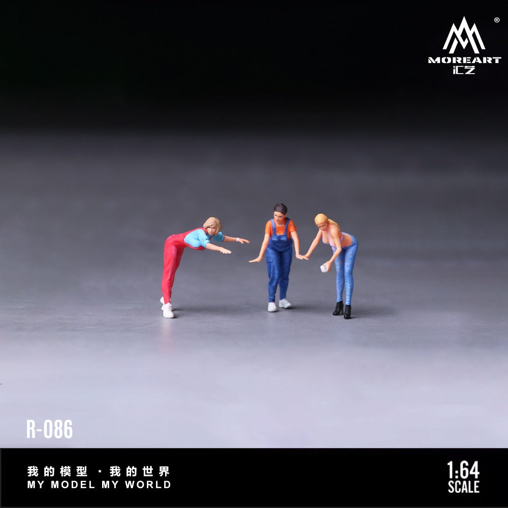 (Pre-Order)(MO223086) Car Wash Sisters Doll Set (Resin)