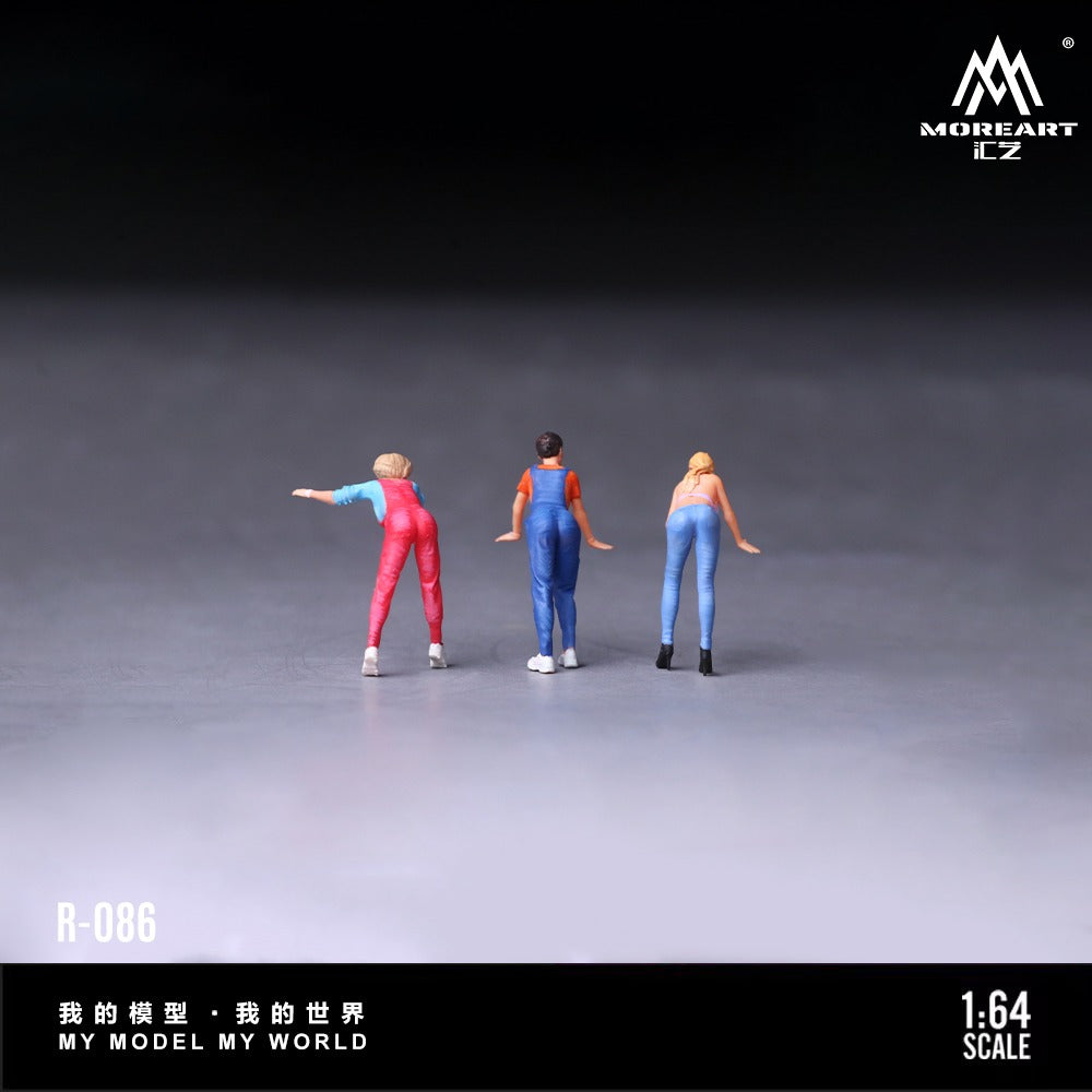 (Pre-Order)(MO223086) Car Wash Sisters Doll Set (Resin)