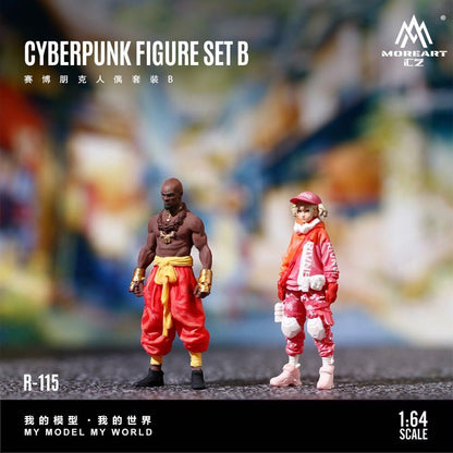 (Pre-Order)(MO223115) Cyberpunk Figure Set B - Detailed Resin Model&nbsp;