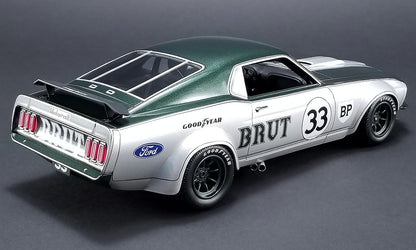 (RAR18002) 1:18 - #33 Brut 1969 Ford Boss 302 Trans Am Mustang (RESIN)