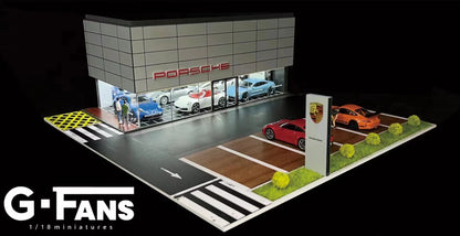 (710031) - G-Fans 1:64 Porsche Diorama