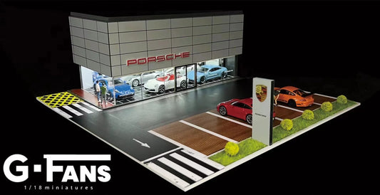 (710031) - G-Fans 1:64 Porsche Diorama