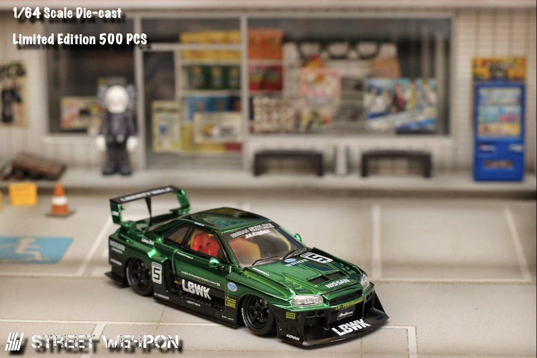 NISSAN LBWK ER34 Special Edition - Chrome Green