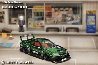 NISSAN LBWK ER34 Special Edition - Chrome Green
