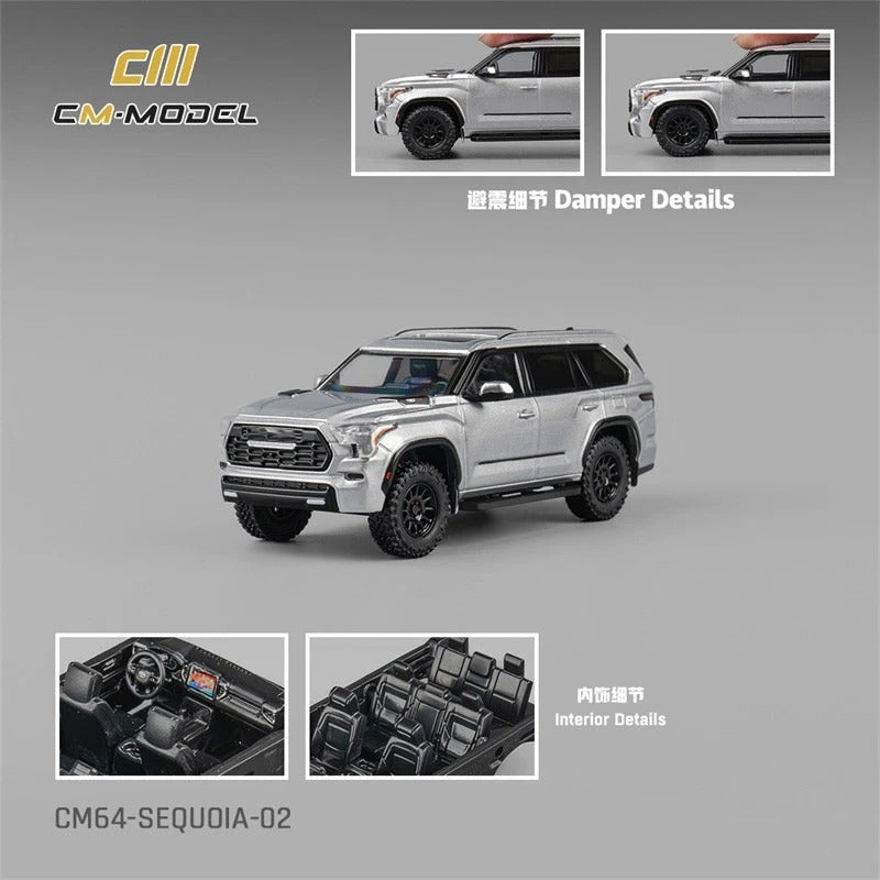 (CM64-SEQUOIA-02) Toyota Sequoia Silver