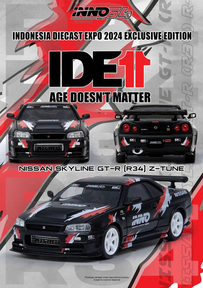 (Pre-Order) (IN64-R34ZT-IDE11) Nissan GT-R R34 Z-Tune 2024 IDE Exclusive