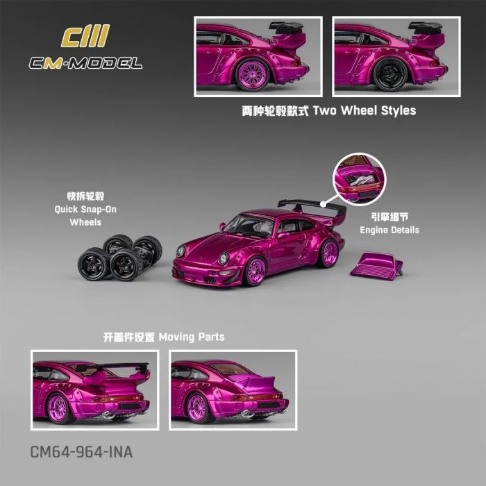 (CM64-964-INA) CM Models 964 wide body (purple)