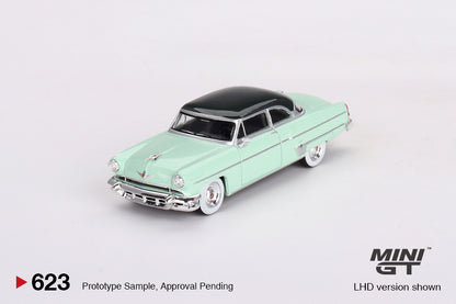 (MGT00623) Mini GT Lincoln Capri 1954 Parklane Green / Bloomfield Green (Box Version)