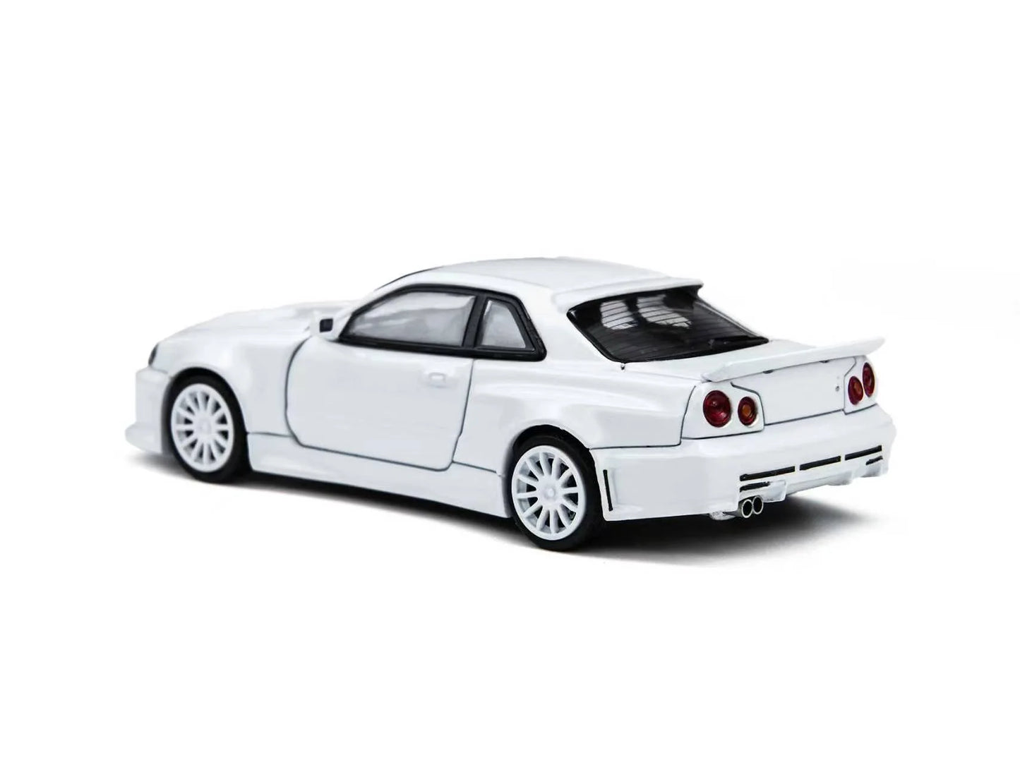 (TM648402) TimeMicro × PSC DESIGN - Nissan R34 "Smilodon"  White (Engineer Edition)