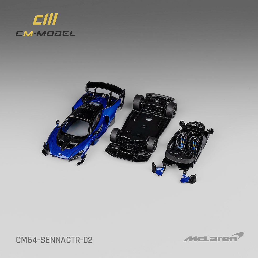 (CM64-SennaGTR-02) Mclaren Senna GTR (Blue)
