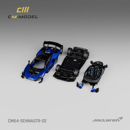(CM64-SennaGTR-02) Mclaren Senna GTR (Blue)