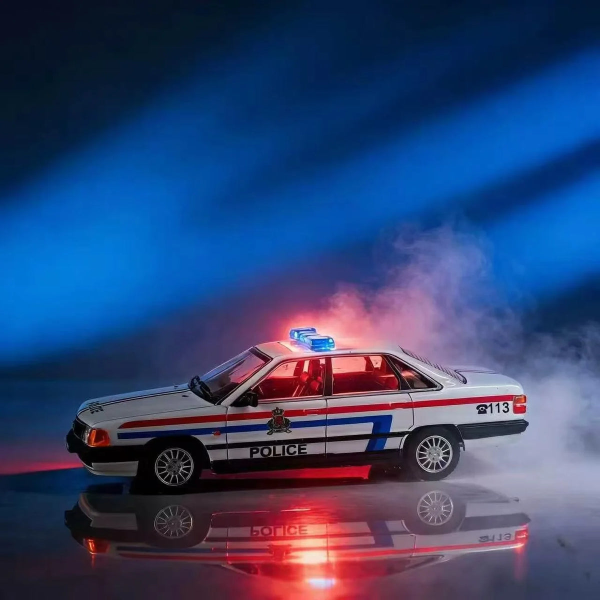 Rhino Model - Audi 100 C3 (1989) Police Car