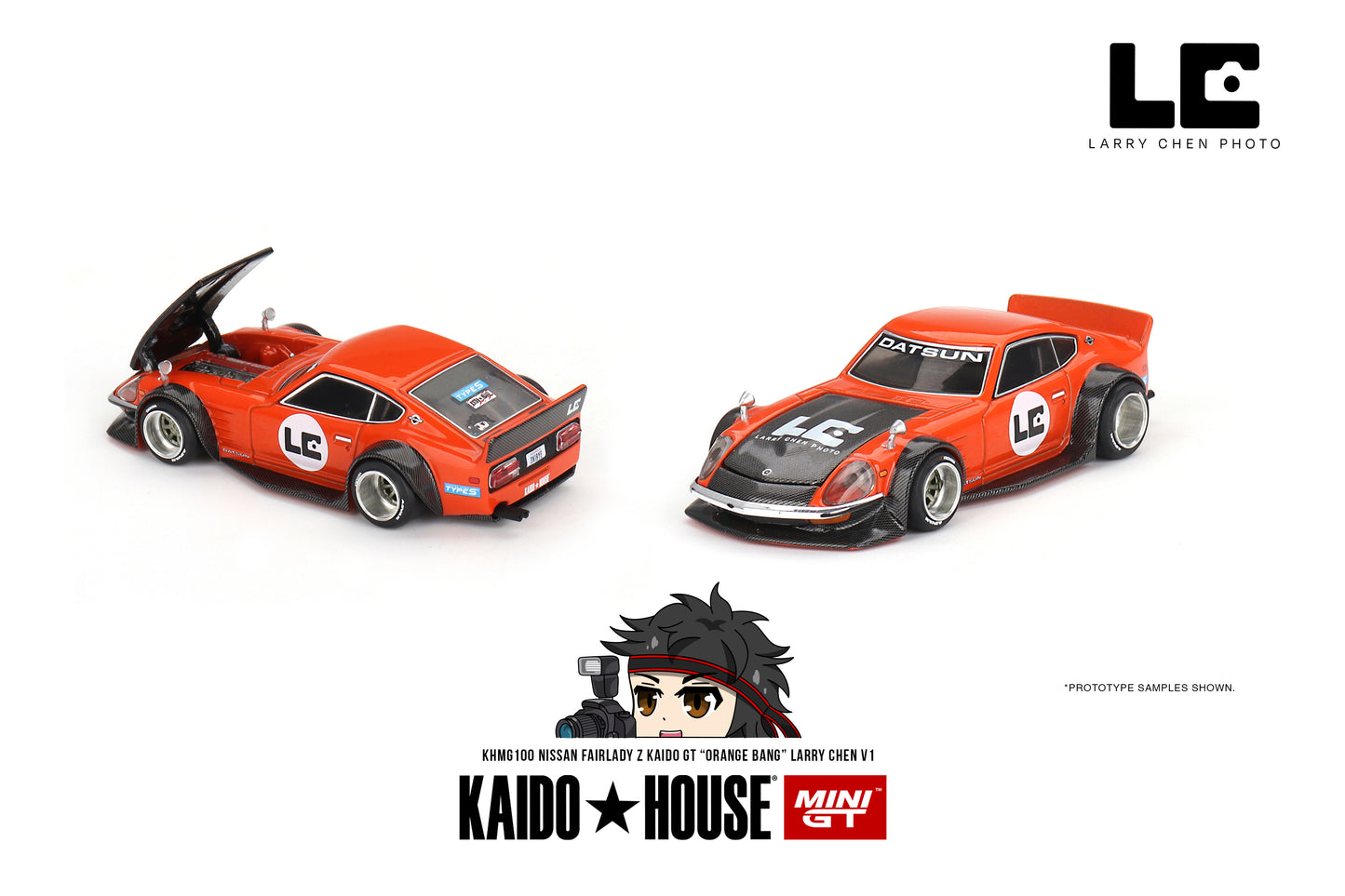 (KHMG100) Nissan Fairlady Z Kaido GT 'ORANGE BANG' Larry Chen V1