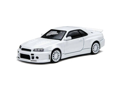 (TM648402) TimeMicro × PSC DESIGN - Nissan R34 "Smilodon"  White (Engineer Edition)