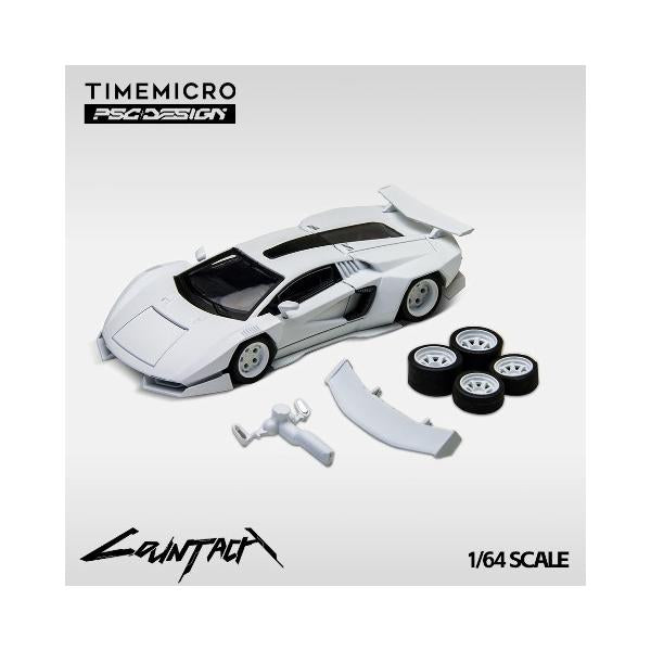 (TM647702) Time Micro - Lamborghini Countach LPI800-4 Grey White LHD