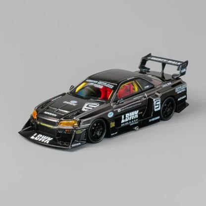 (CM64-ER34-06) Nissan LBWK ER34 Super silhouette Chrome Gungray