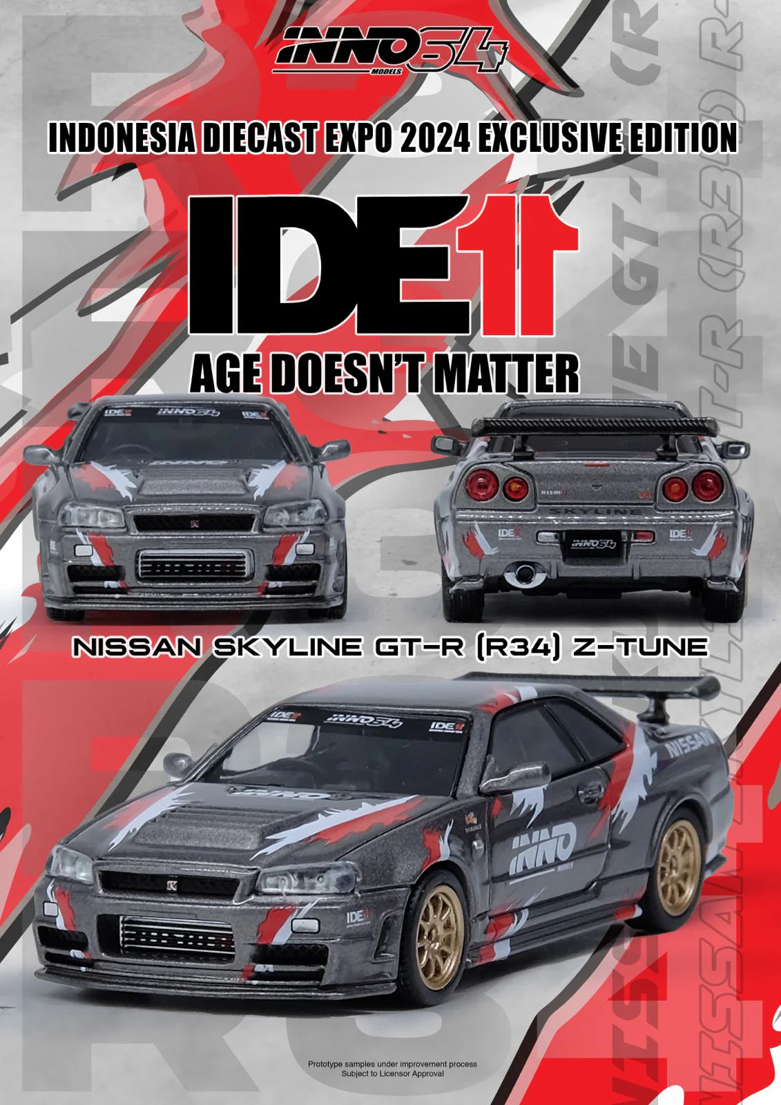 (Pre-Order) (IN64-R34ZT-IDE11) Nissan GT-R R34 Z-Tune 2024 IDE Exclusive