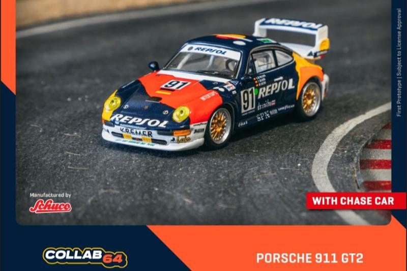 (Pre-Order) (T64S-004-REP) Porsche 911 GT2 24h LE MANS 1995 #91