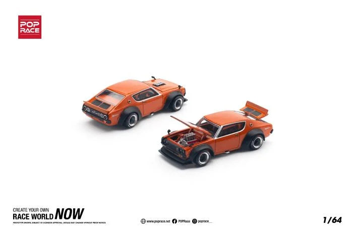 (PR640173) POP Race - Skyline GT-R V8 Drift (Kenmeri) Orange