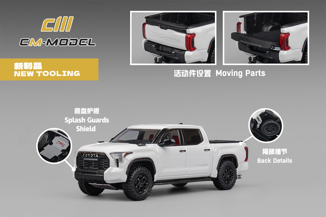 (Pre-Order)(CM64-Tundra-01) Toyota Tundra (White)