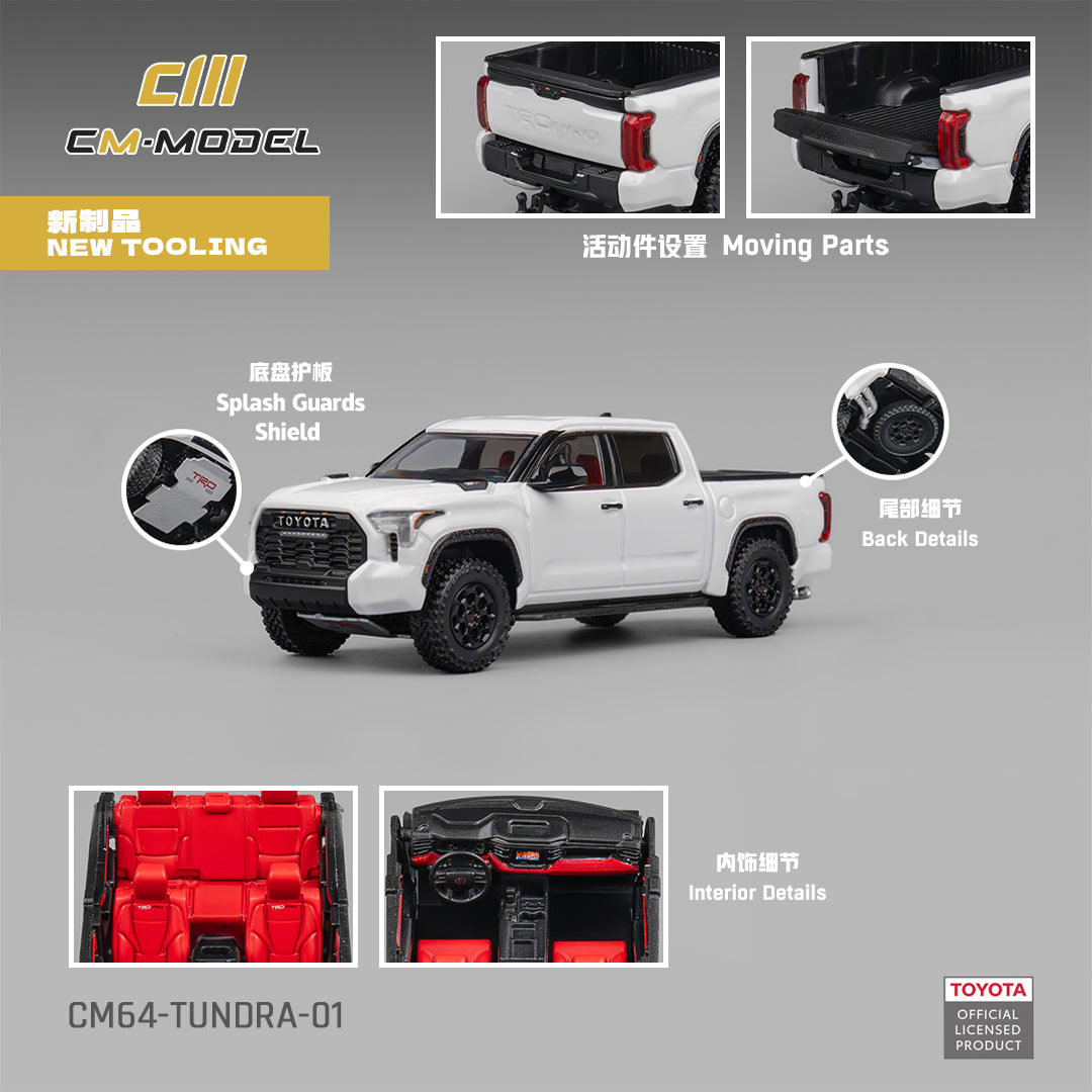 (Pre-Order)(CM64-Tundra-01) Toyota Tundra (White)